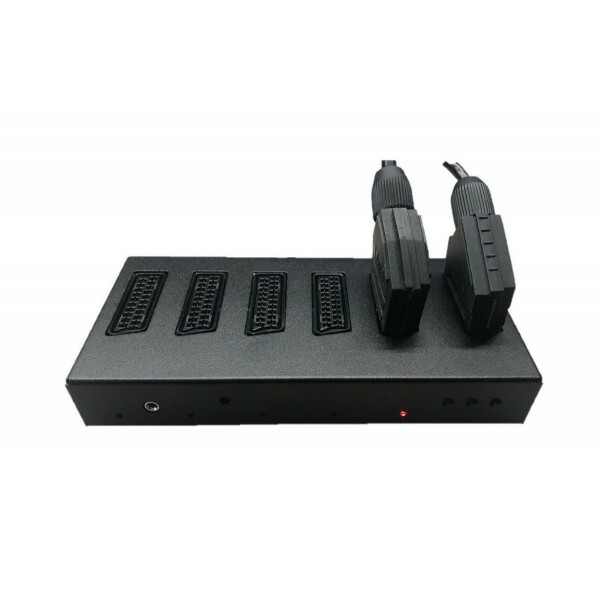 Mini Hydra - 5 inputs 1 output automatic SCART switch by Lotharek (metal case)