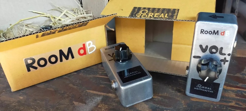 Volume Attenuator guitar pedal For effect loop Amp - real mechanical EFX_Room dB