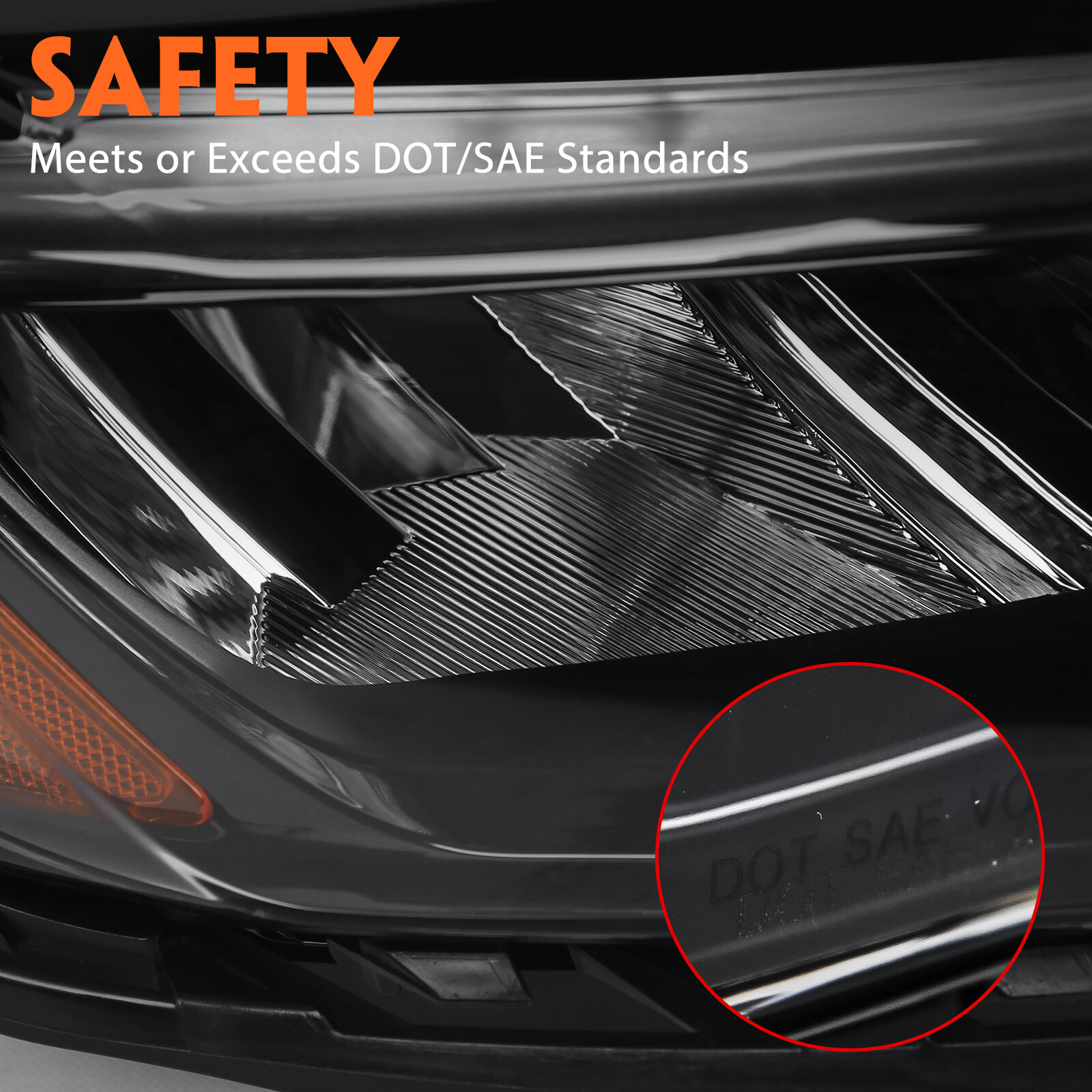 Passenger w/o LED DRL Reflector Headlight For 2022-2024 Jeep Compass Headlamp RH