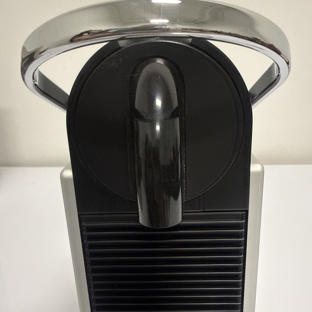 Nespresso Pixie Espresso Capsule Cofee Machine By Delonghi Black Silver