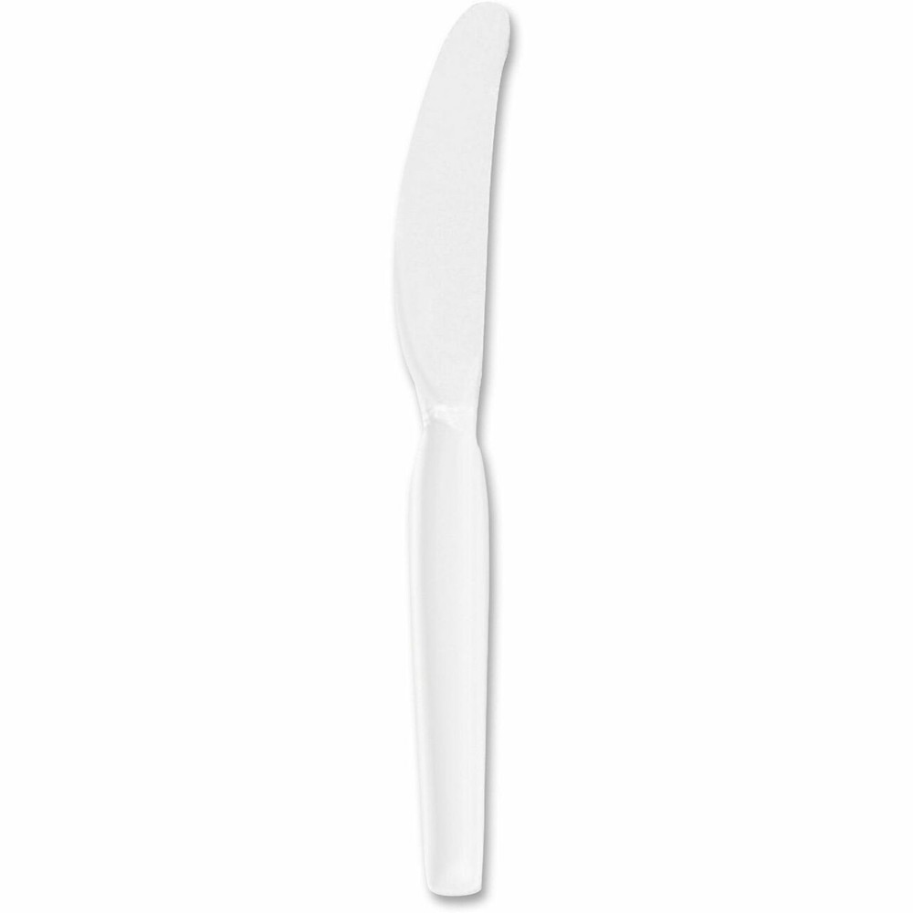 Dixie Heavy-duty Knife - 100/box - Polystyrene - White (KH207)