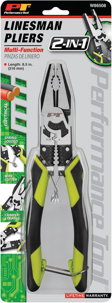 8-1/2" Multifunction Linesman Pliers - W86508