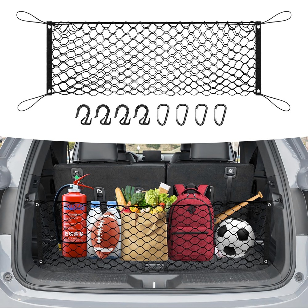 Cargo Net for Honda Pilot 20232026 | Adjustable Mesh Trunk Organizer