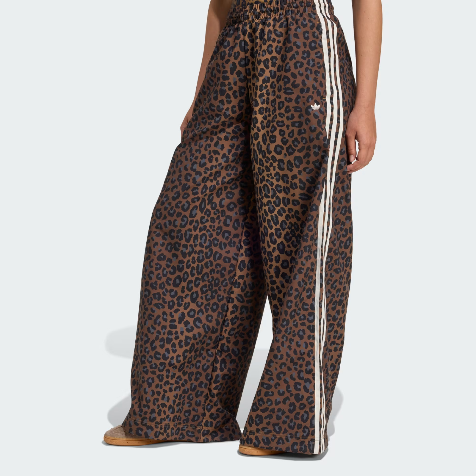 adidas Originals Women's Leopard Firebird Oversized Track Pants JW7302