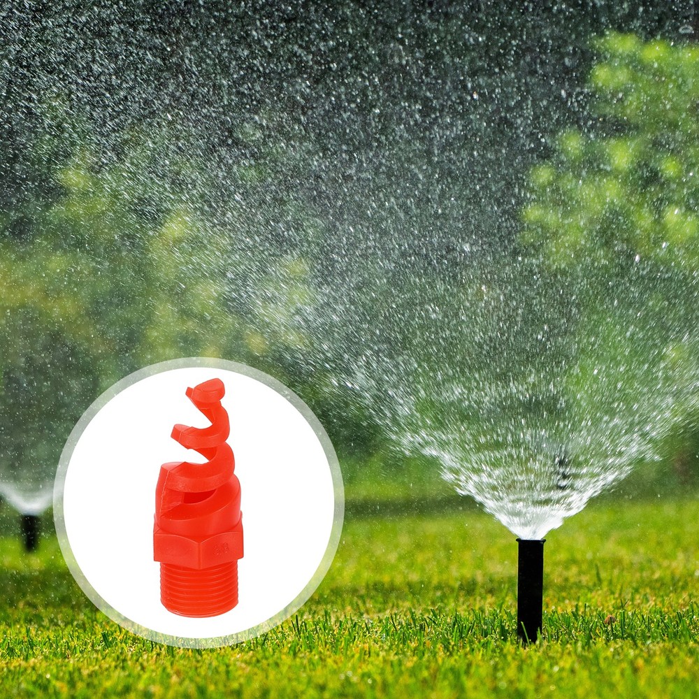 6Pcs 3/8" PP Nozzles for Car Wash, Red