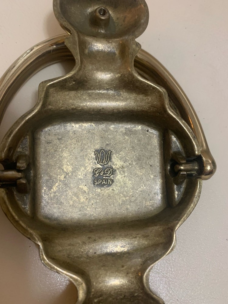 Brass Door Knocker Made In Spain ￼