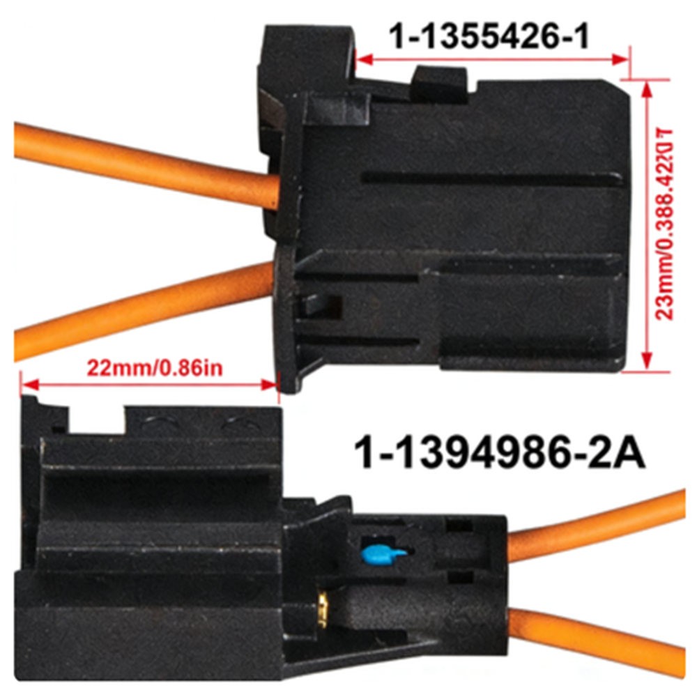 For BMW Mercedes MOST Fiber Optic Bypass Adapter 2 Sets Male Female