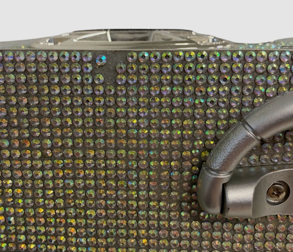 Wireless Express Bling Iridescent Portable Boombox Bluetooth Speaker