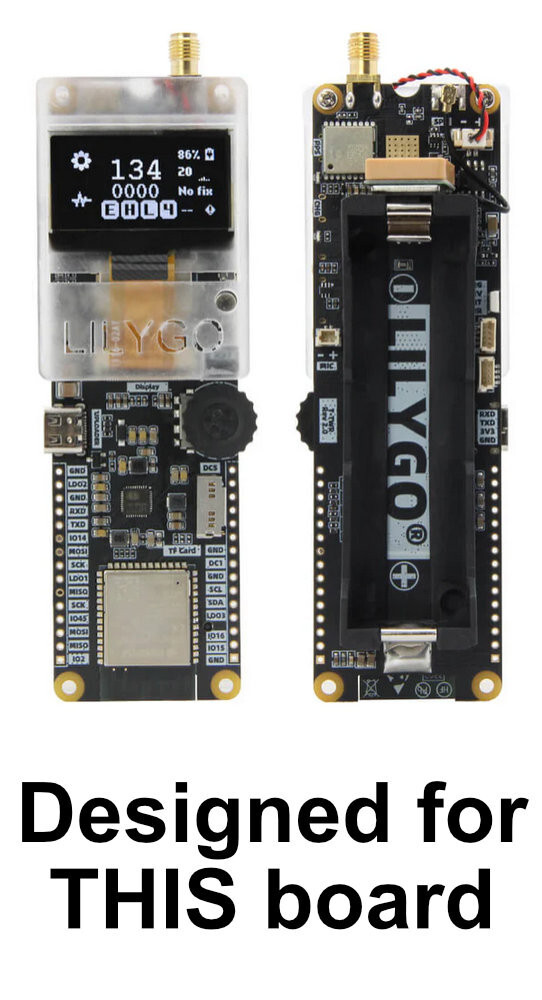 LILYGO® T-TWR Plus OpenRTX Screwless Case w/EXTRAS!