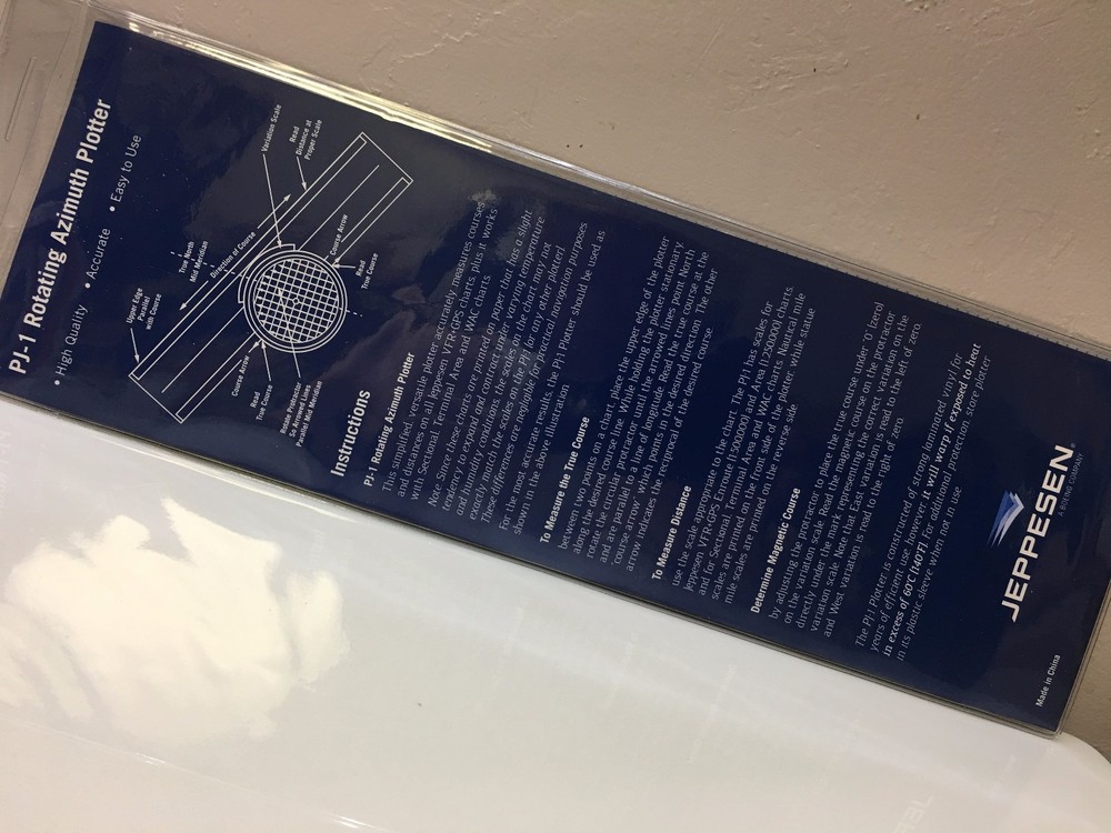 Jeppesen, Navigation Plotter PN-1, p/n 10009523