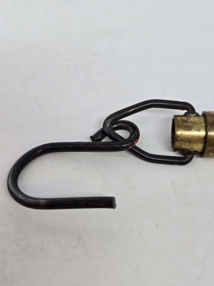 Vintage Brass Spring Salter Pull Down Hanging Scale
