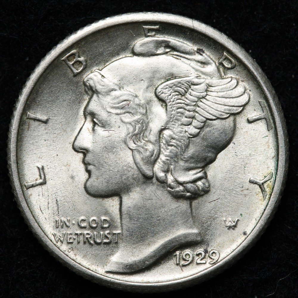 1929 Mercury Silver Dime BU *UNCIRCULATED* MS E165 VREE