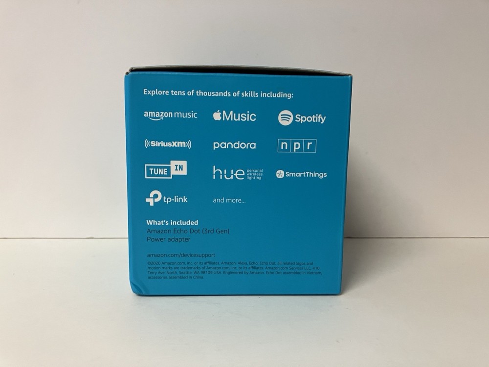 Amazon Echo Dot 3rd Generation Smart Speaker Charcoal NEW FACTORY SEALED