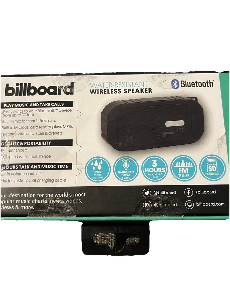 Billboard Water-Resistant Wireless Speaker