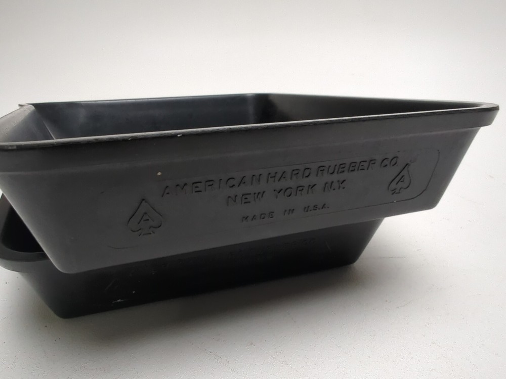 5x7 Developing Trays Qty2 Vintage Hard Rubber USA