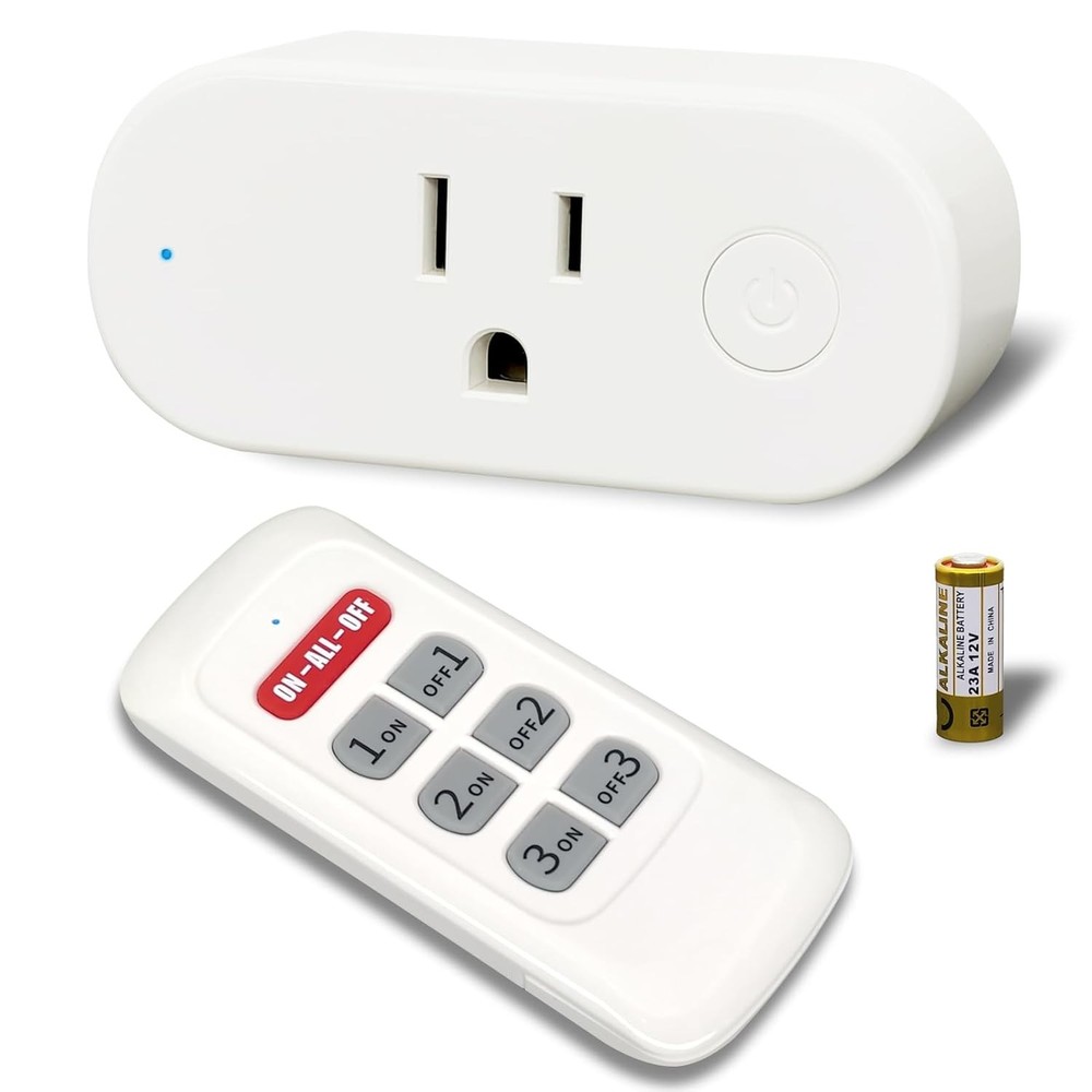 Remote Control Outlet Plug, Wireless Light Switch for Indoor Use