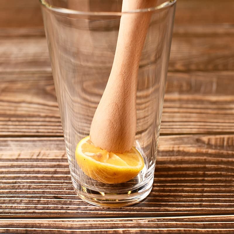 Wooden Muddler for Cocktails 10 Inch, Home and Bar Mojitos, 1pack