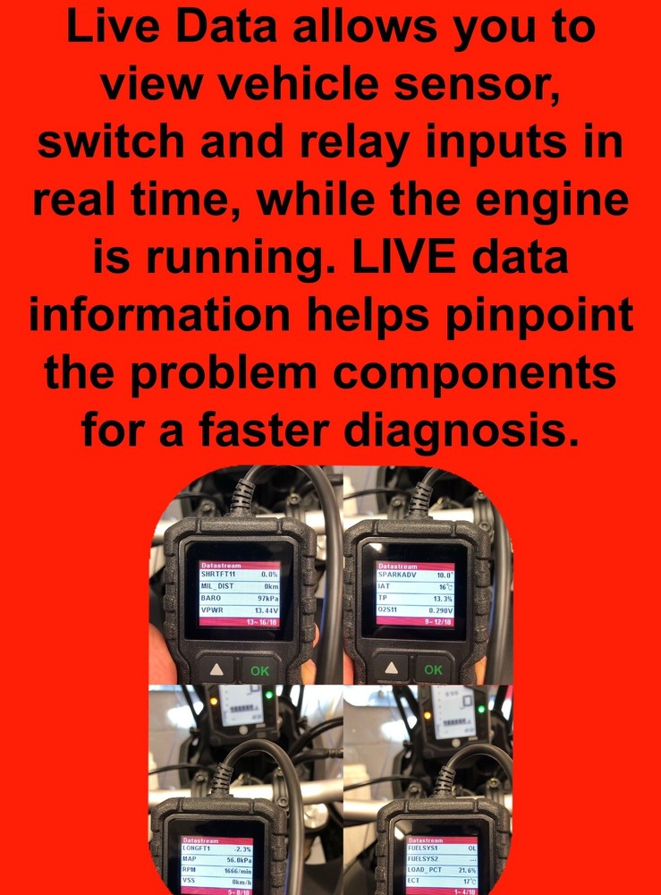Yamaha FI, OBD2 fault code scanner diagnostic tool XSR 900 2022