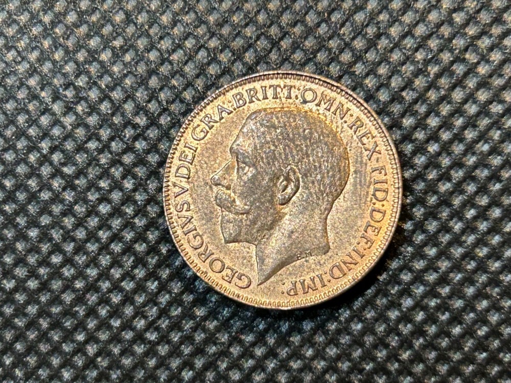 1925 Great Britain Farthing Coin ~ Lot 144