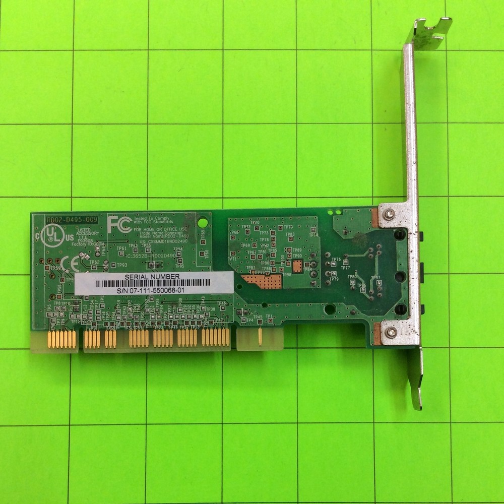 Emachines T5088 Computer Modem RD02-D490 Conexant