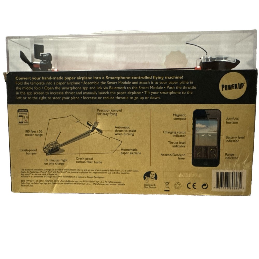 Power Up 3.0 Smartphone Controlled Paper Airplane Conversion Kit