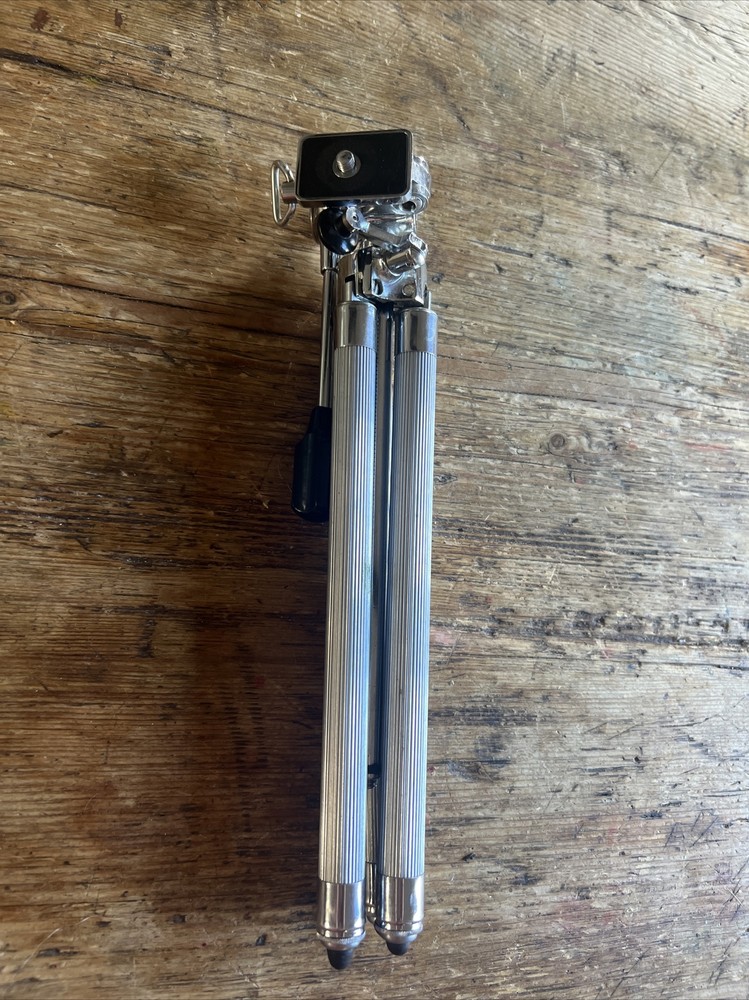 Chrome TELESAR Elevating Tripod 9 Sections to 52” w/ Original Bag