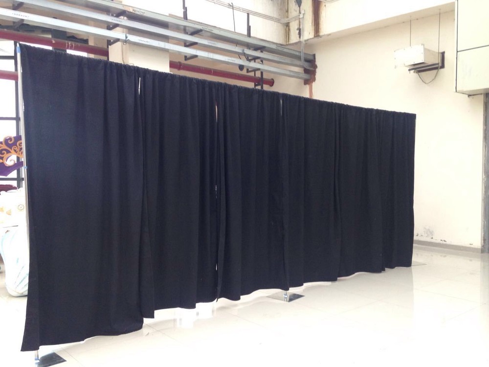ADJUSTABLE QUICK BACKDROP KIT 10 FT TALL x 10FT-50FT WIDE PIPE WITHOUT DRAPE