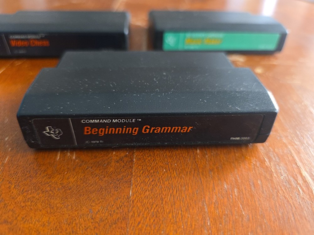 Lot Of 3 Texas Instruments Home Computer Command Module Game Cartridges Untested