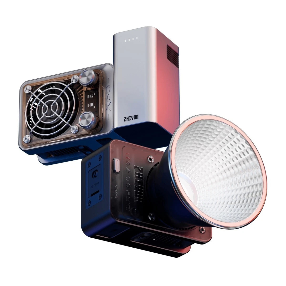 Zhiyun Light Molus X60/X60 RGB LED Video Light Studio Photography Light Portable