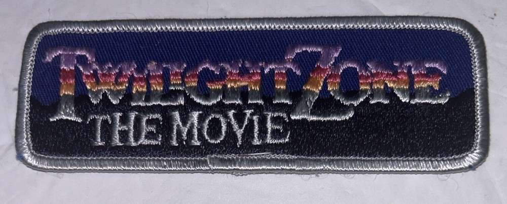 Vintage Twilight Zone The Movie Embroidered Rectangular Patch 5” x 1.75”