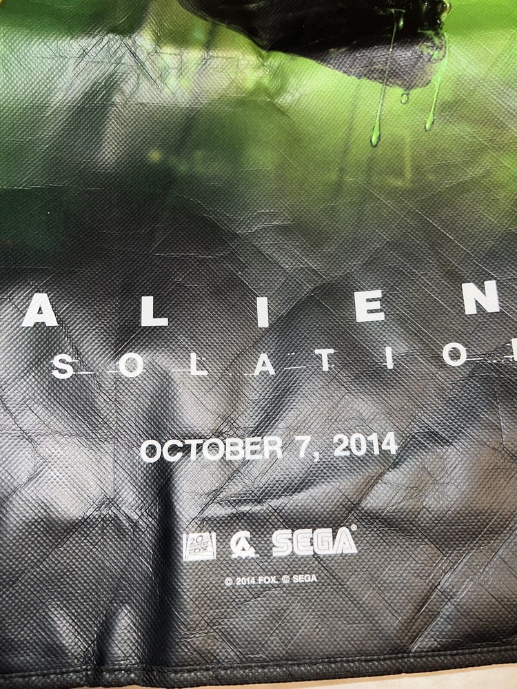 SDCC 2014 Comic Con Alien Isolation Swag Bag Tote Bag FB1