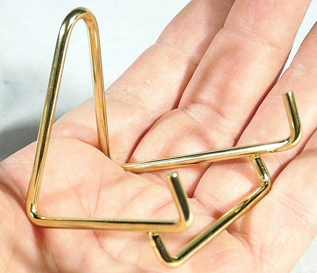 Easel Display Stand Mini Size Metal Gold Color