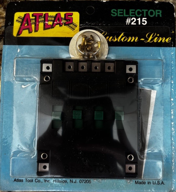 Atlas #215 Selector Switch Controller HO Scale New Old Stock