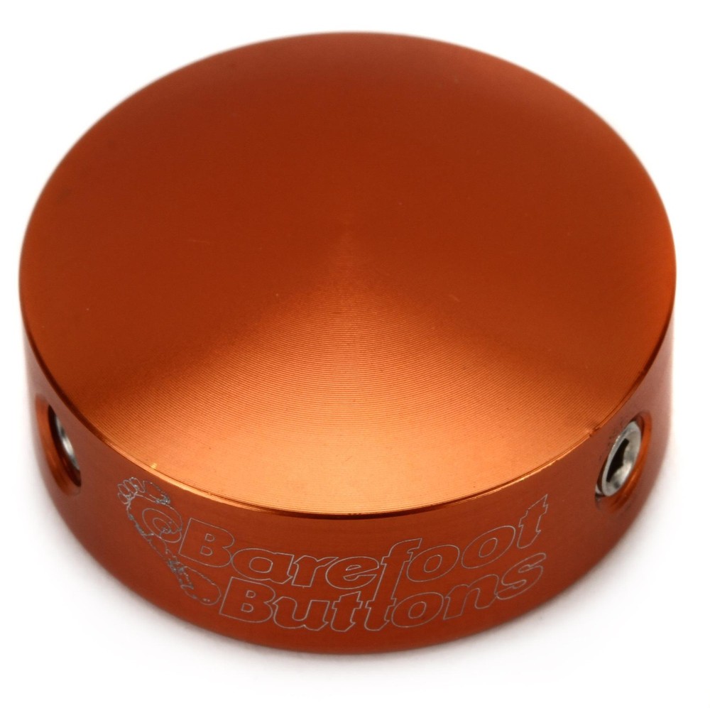 Barefoot Buttons V1 Standard Footswitch Cap - Orange (5-pack) Bundle