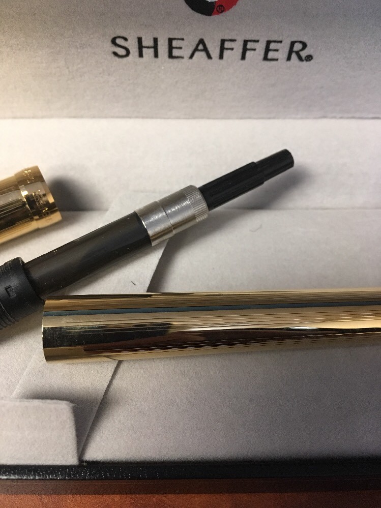 Sheaffer Prelude 22K Gold Plate “M” Nib Fountain Pen