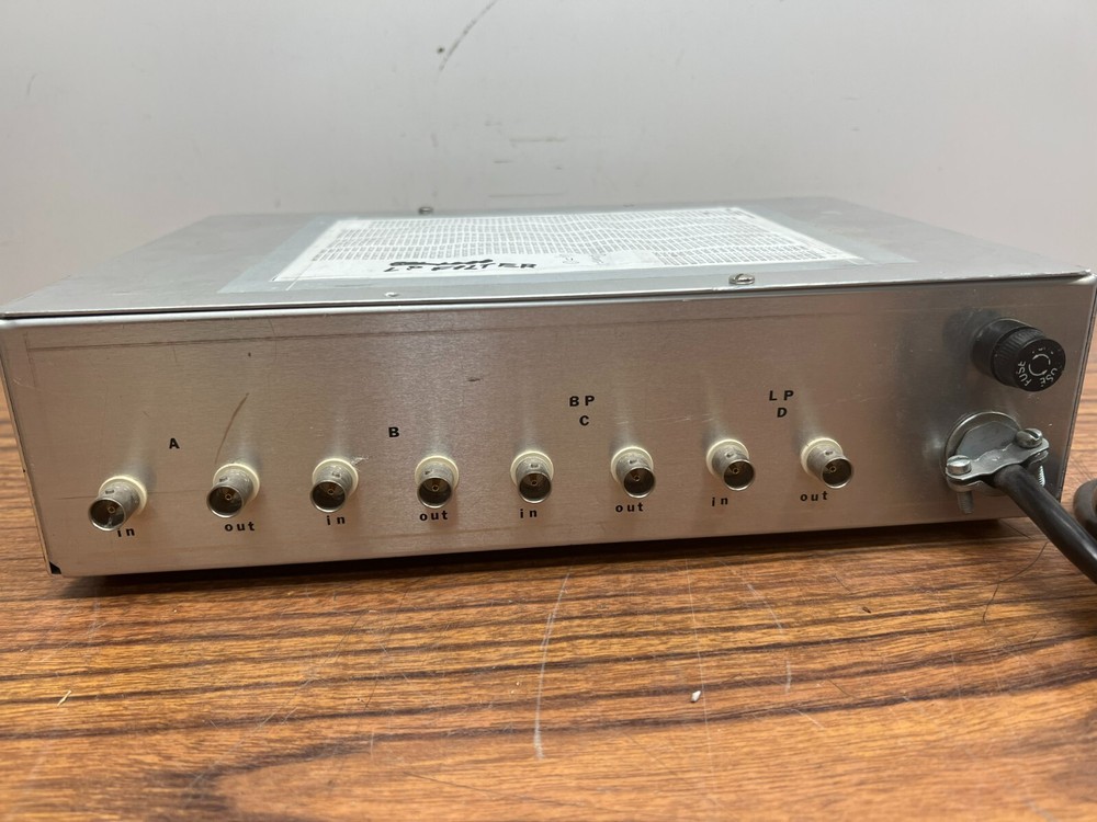 Frequency Devices Programmable Low Pass Filter 4 Channels 100-25600Hz