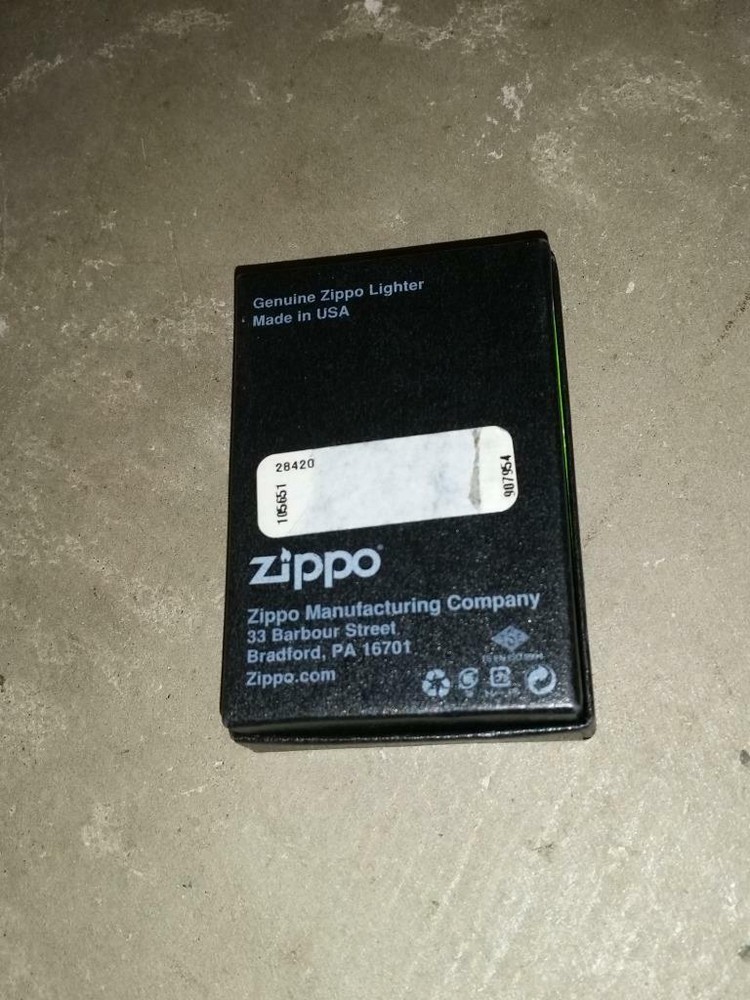 ZIPPO Jim Beam Lighter L 13 Original Box Black with Pattern