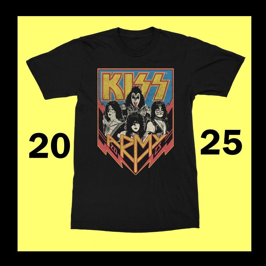 KISS ARMY 2025 Official Membership Only T-Shirt 2XL New / Sealed