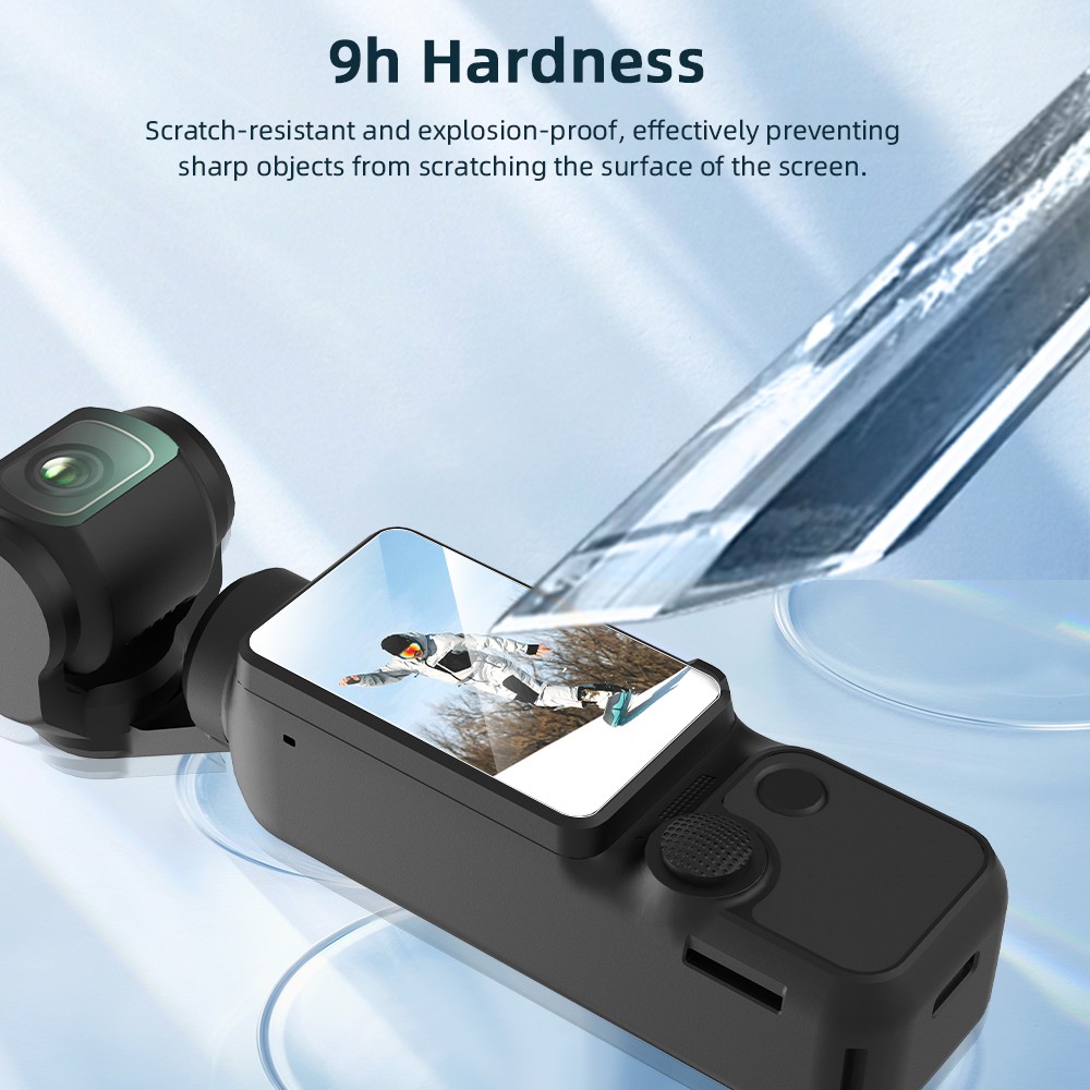 Camera Screen Quick Mount Tempered Film Kit Screen Protector For DJI Pocket 3