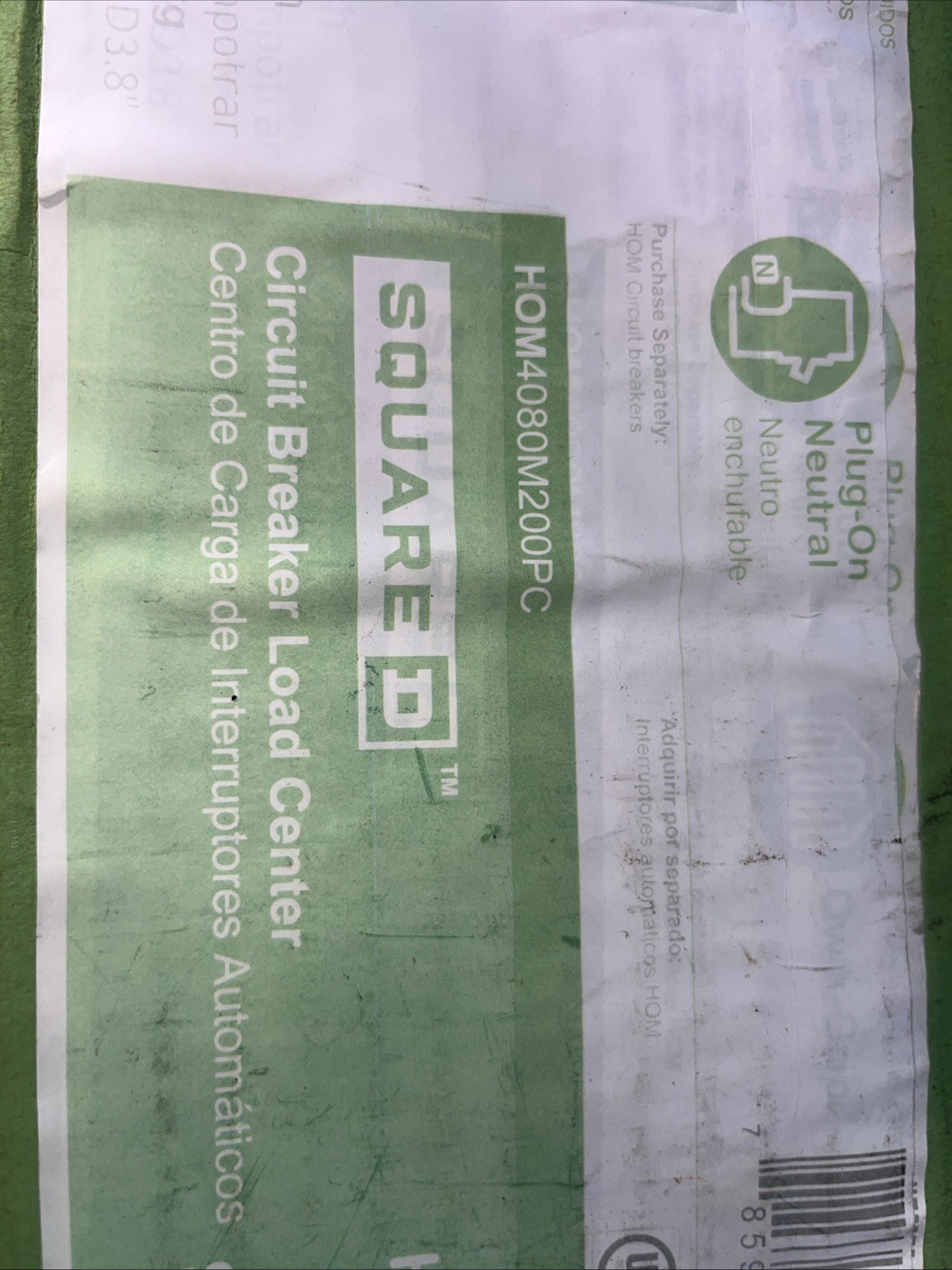 Square D HOM4080M200PC Load Center 200A 120/240V 40-Space (A)