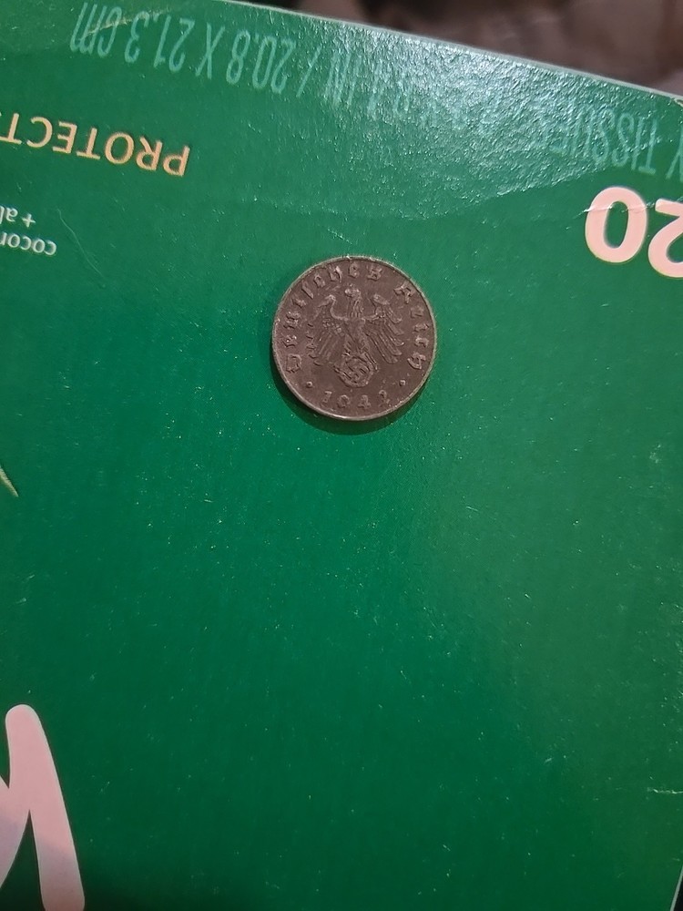 GERMANY. THIRD REICH. 1 PFENNIG, 1942 B
