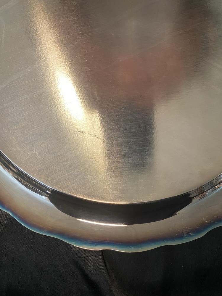 Vintage International Silver Company 13" Silver Plated Tray in Original Box