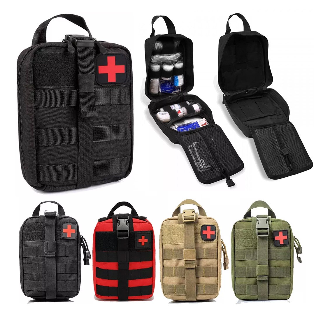 Tactical First Aid Kit Medical EMT Bag Emergency Survival Molle IFAK SOS Pouch