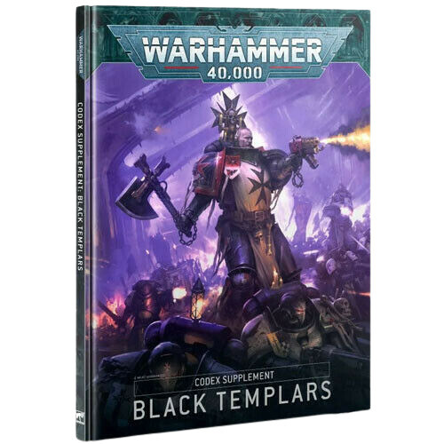 Games Workshop Warhammer 40K Codex Black Templars Miniature Games - 60030101053