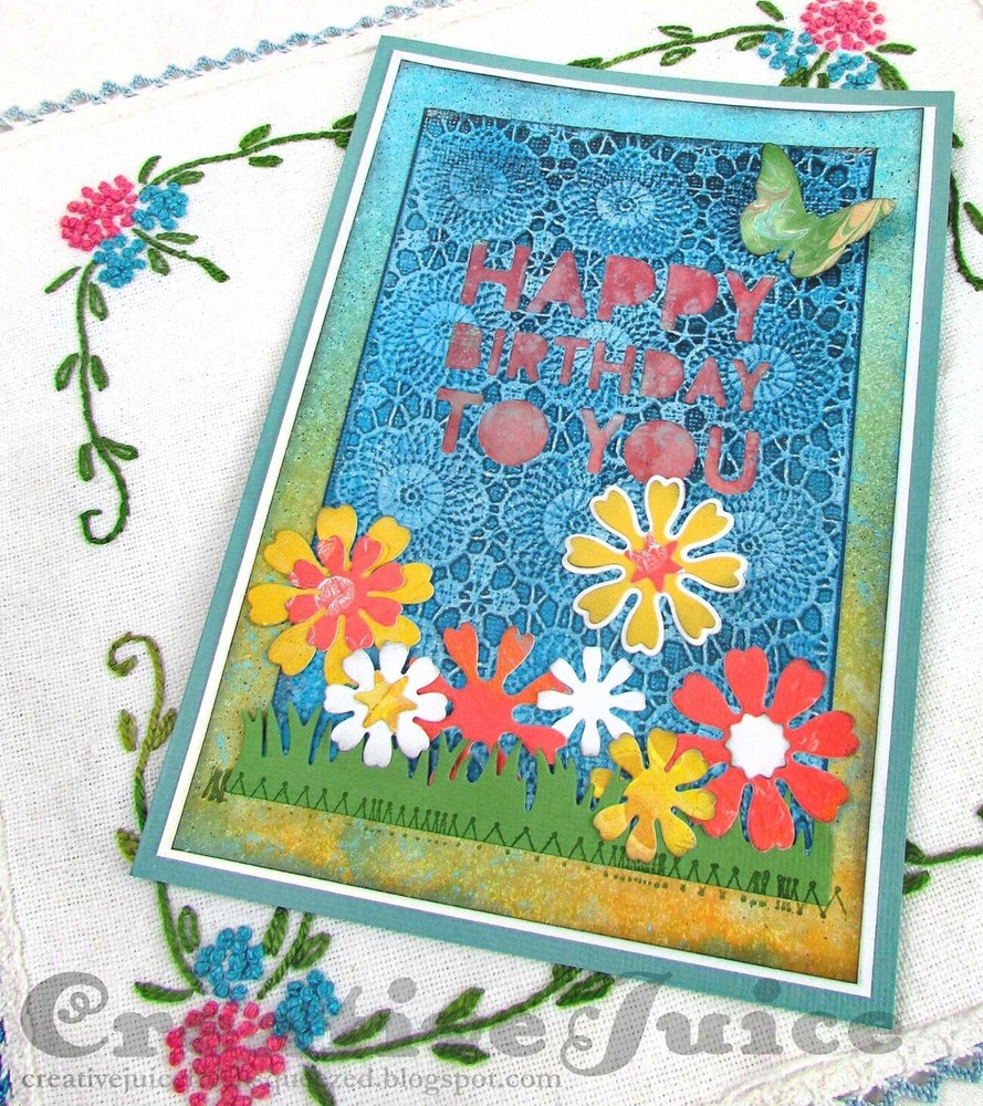 Sizzix Thinlits Bold Text #1 7pc set #665847 Retail $34.99 designer Tim Holtz