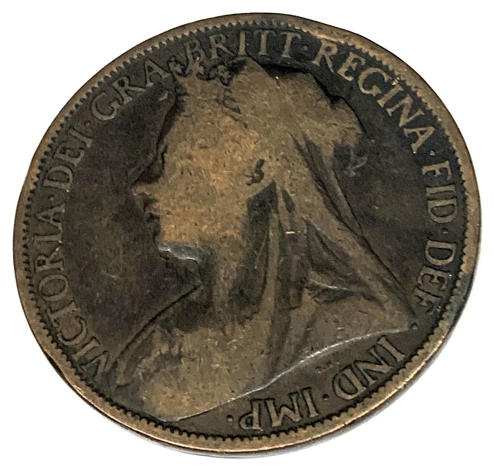 # C3541 GREAT BRITAIN COIN, LARGE PENNY 1899