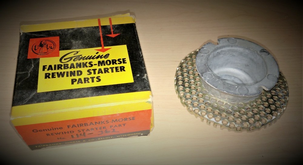 Genuine Antique Clinton Engine Starter Cup with Screen 114-362