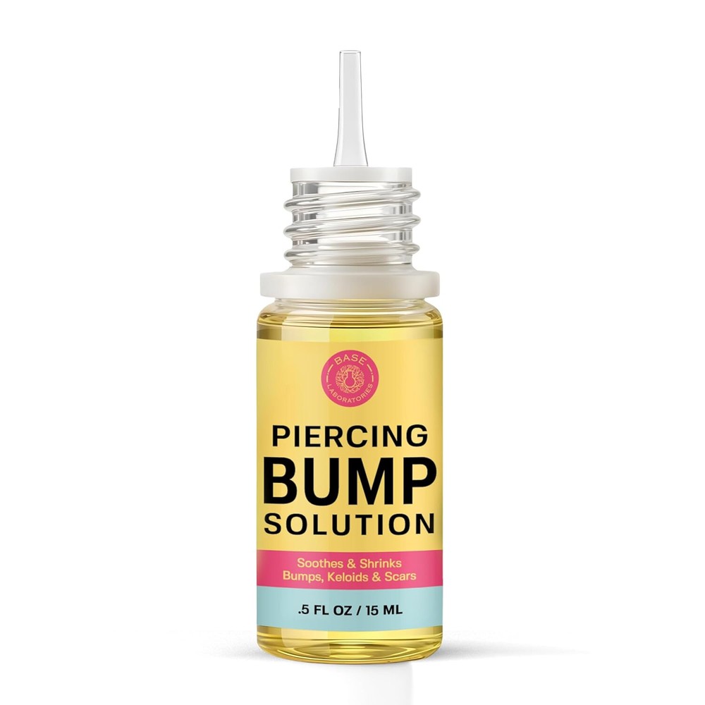 Base Laboratories Piercing Bump Solution & Keloid Bump Removal | Sooth 0.5 oz