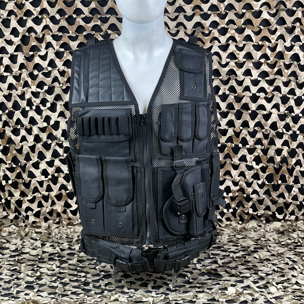 NEW Warrior Crossdraw Tactical Vest - Black