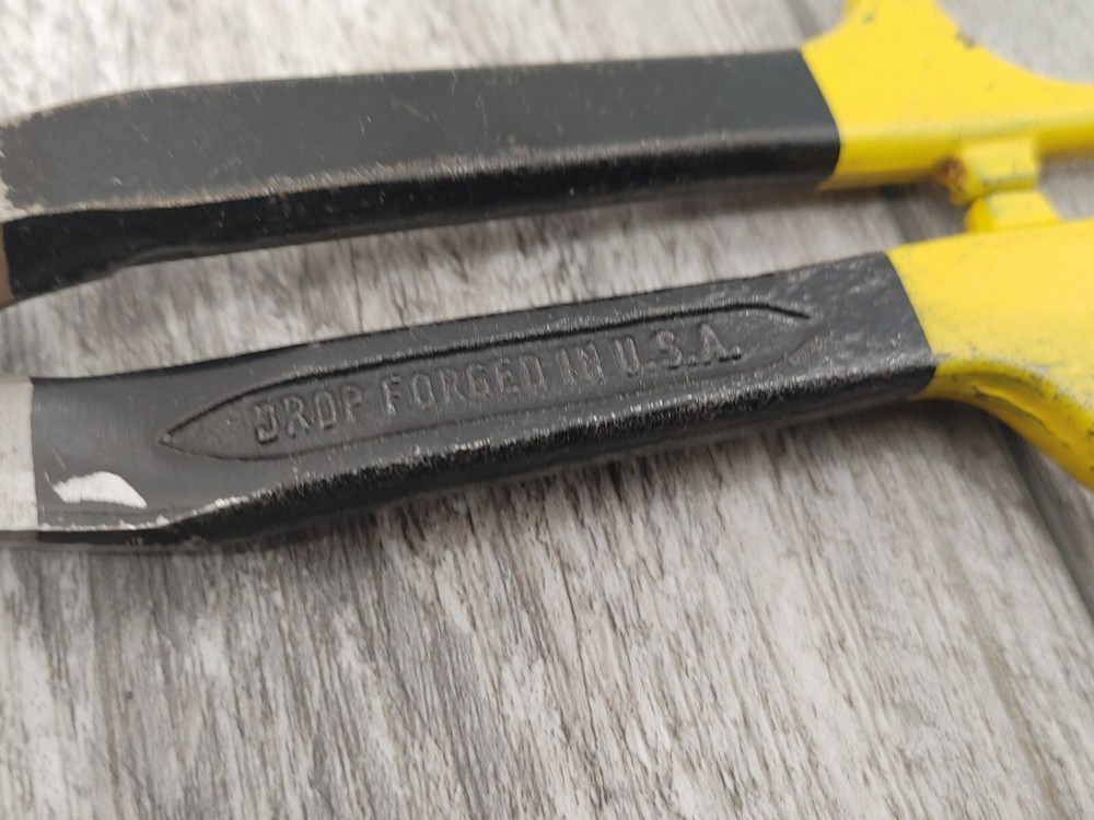VINTAGE Midwest Standard Tools 10'' Straight Tin Snips USA TOOLS